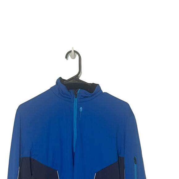 Sugoi Men's Size Medium Blue Waterproof Cyclist Bike Riding Half Zip Sweater - Picture 2 of 11